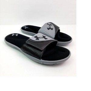 Men's ADIDAS IGNITE VI SLIDES - NEW! Under Armor Gray